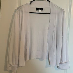 Spring white cardigan